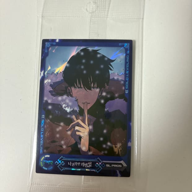 미개봉) 나혼자만레벨업 프로모카드 PR05 한정판카드