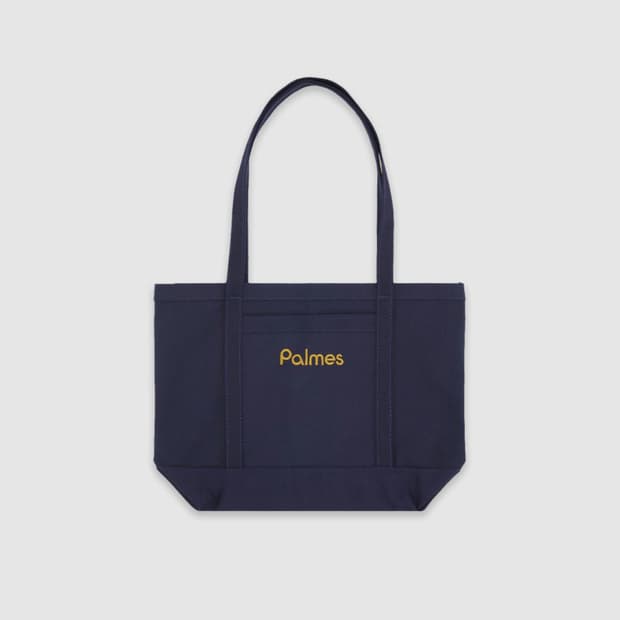팜즈 PALMES 로고 토트백 미디넘 네이비 에코백