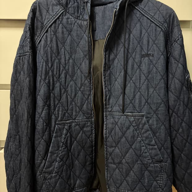 준지 퀼팅 후드 