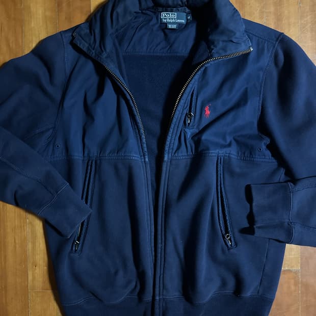 빈티지 POLO 폴로 랄프로렌 포켓 자켓 navy