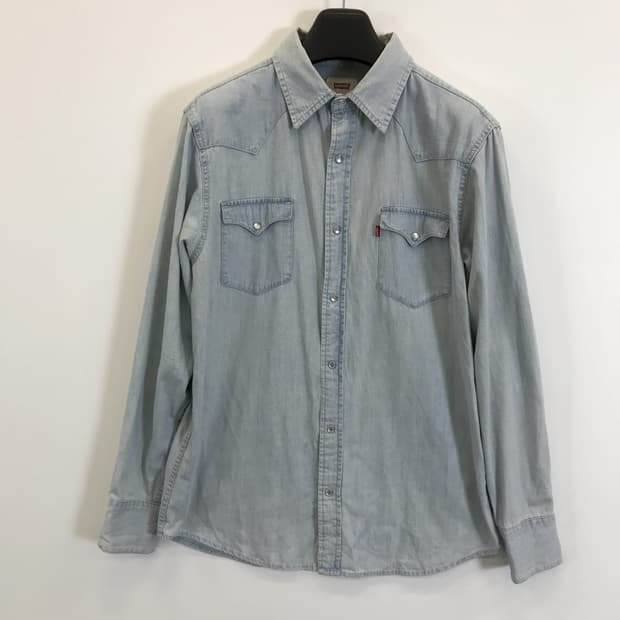 리바이스 웨스턴 워시드 데님셔츠 레귤러핏 [M]