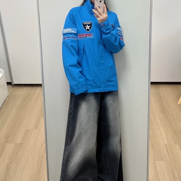 현대 모터스포츠 인디고 레이싱팀 바람막이 자켓