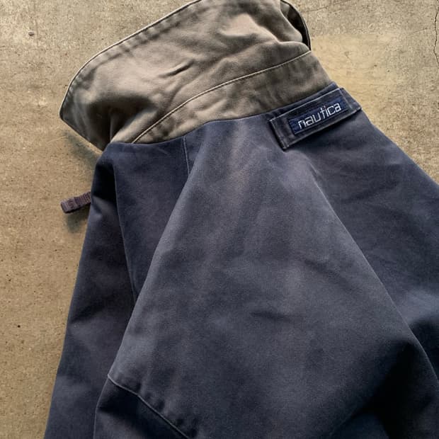 90s 노티카 미 해군 A-2 모티브 덱 자켓