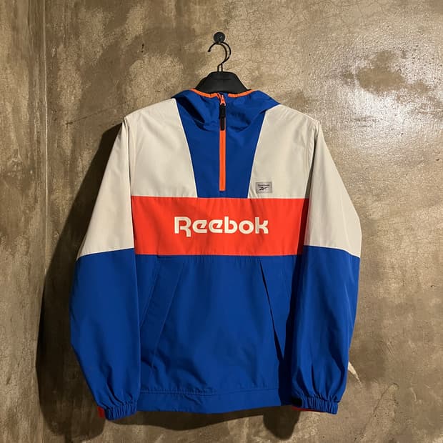 리복 반집업 바람막이 아노락