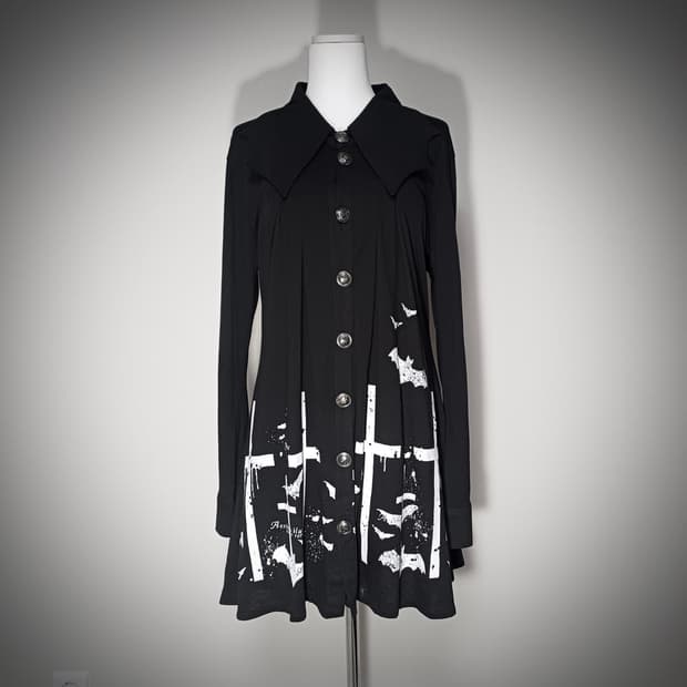 sexpot revenge 고딕 고스펑크 십자가 원피스 고스로리