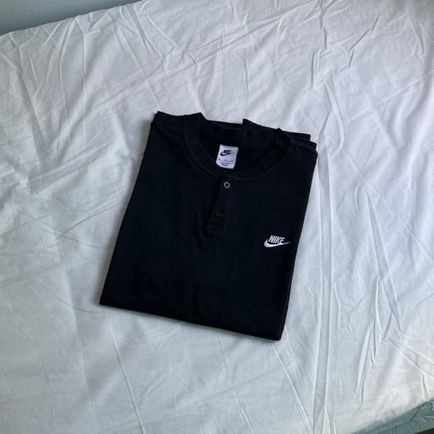 나이키 클럽 반팔 헨리 XXL