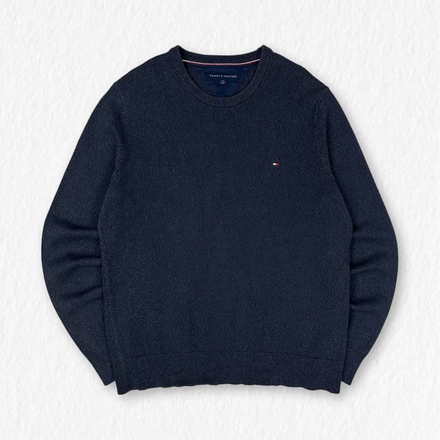 타미힐피거 덜 네이비 니트