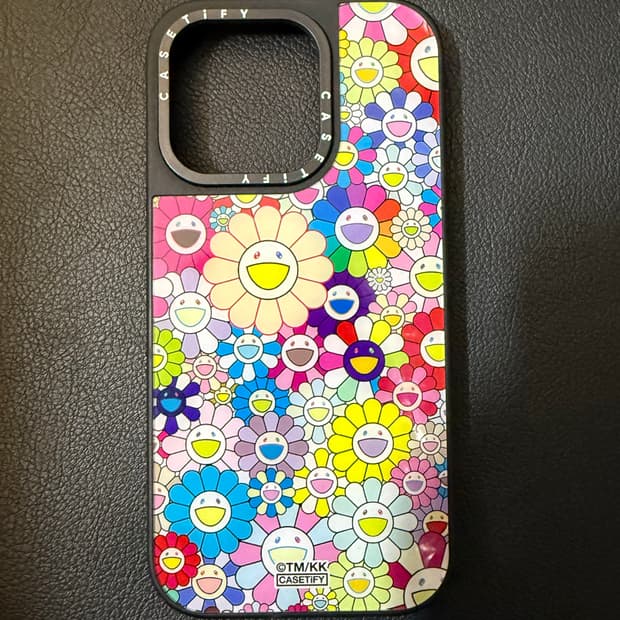 케이스티파이 아이폰 16프로 무라카미 플라워 케이스