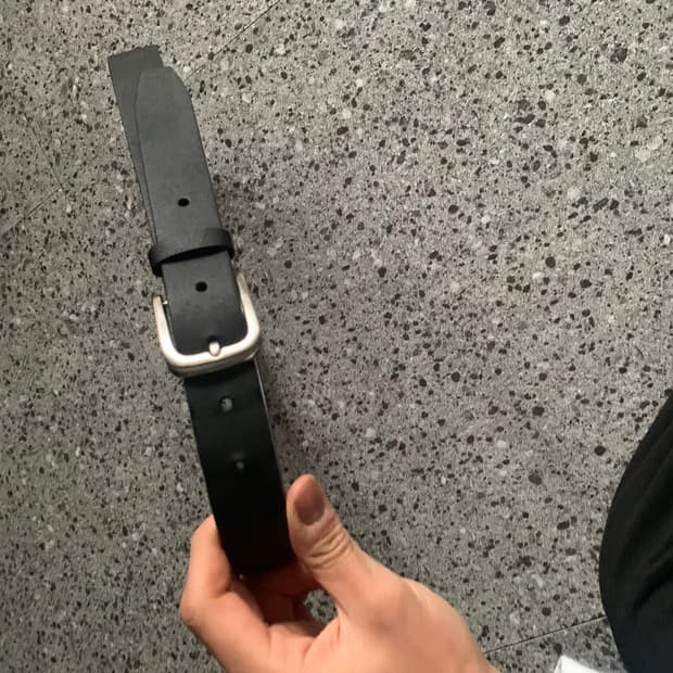 무신사스탠다드 사피아노 가죽벨트 