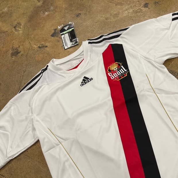 [정품/95] 아디다스 FC서울 축구 유니폼 화이트 b15