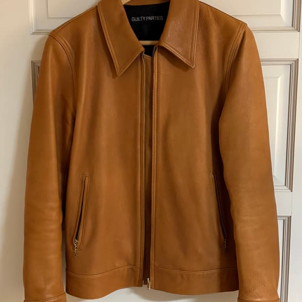 와코마리아 싱글 라이더 가죽 자켓