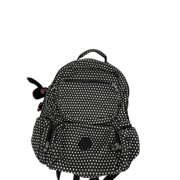 키플링 도트 땡땡이 백팩