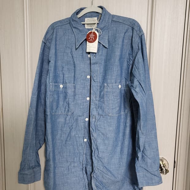 풀카운트 트리플 스티치 샴브레이 (42, 105사이즈)