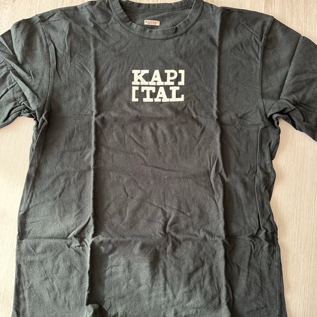 캐피탈 천축 루키 크루 티 블랙 XL