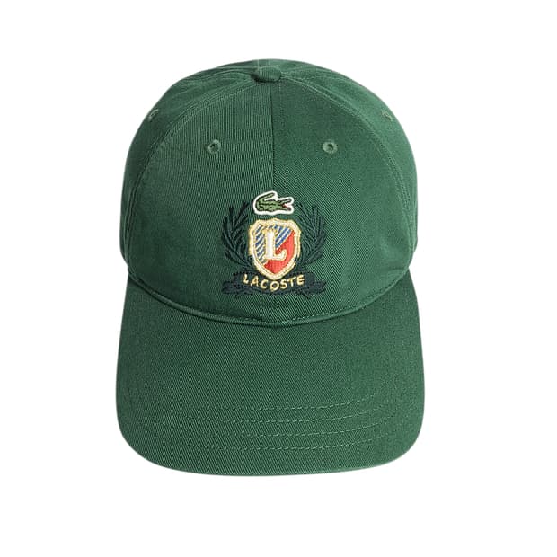 LACOSTE) 라코스테 헤리티지 크레스트 코튼 캡