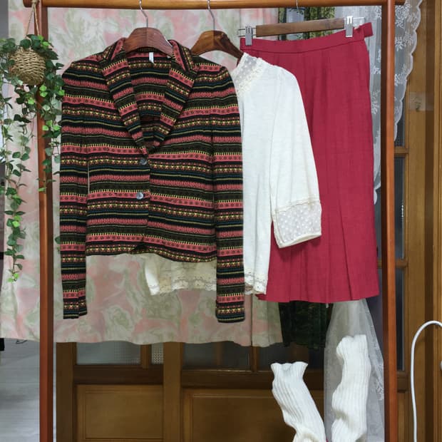 보헤미안 빈티지 자켓 