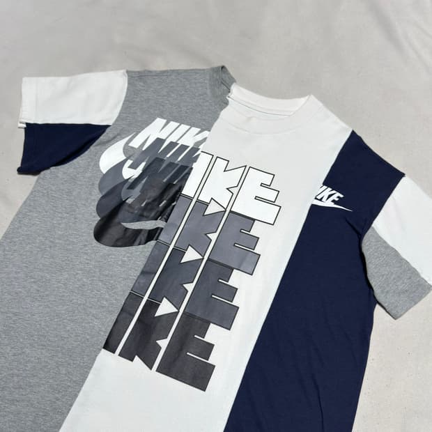 L 사카이 x 나이키 콜라보 하이브리드 반팔 티셔츠