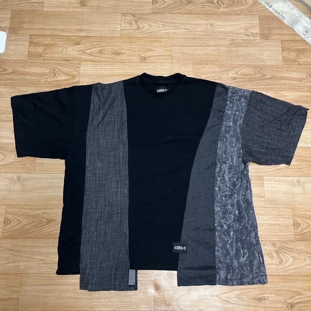 아조바이아조 블랙 반팔 티셔츠 L