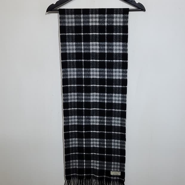 (정품) 버버리 캐시미어 머플러 체크 목도리 영국판 