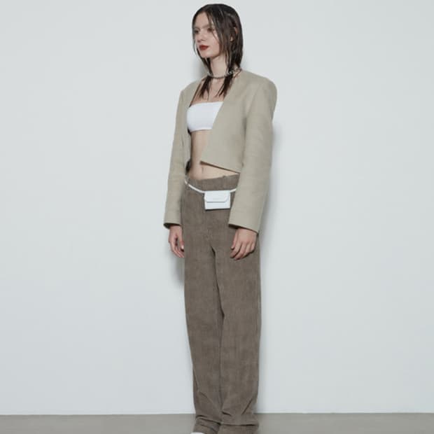 크롭 몰스킨 자켓 쓰리투에이티