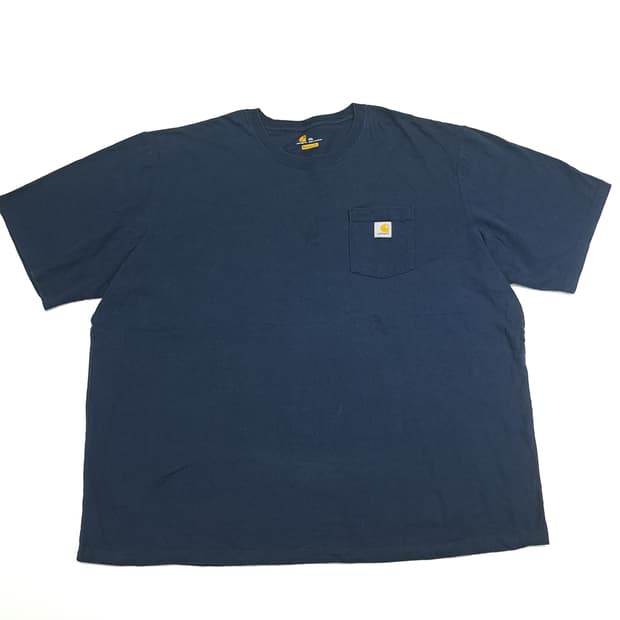 Co622 4XL 칼하트 다크네이비 포켓 반팔 티셔츠
