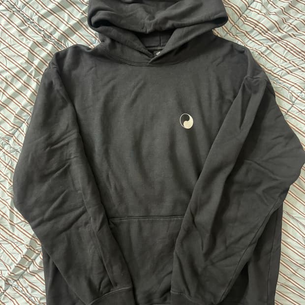 XL)아워레가시x스투시 음양로고 후드