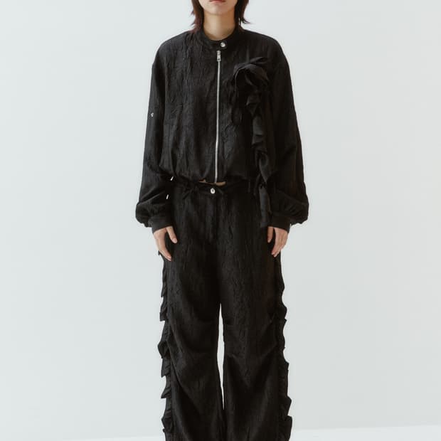 김미더영 G_FRILL CREASE PANTS