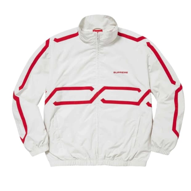 슈프림 인셋 링크 트랙 자켓 라이트 그레이 - 24SS