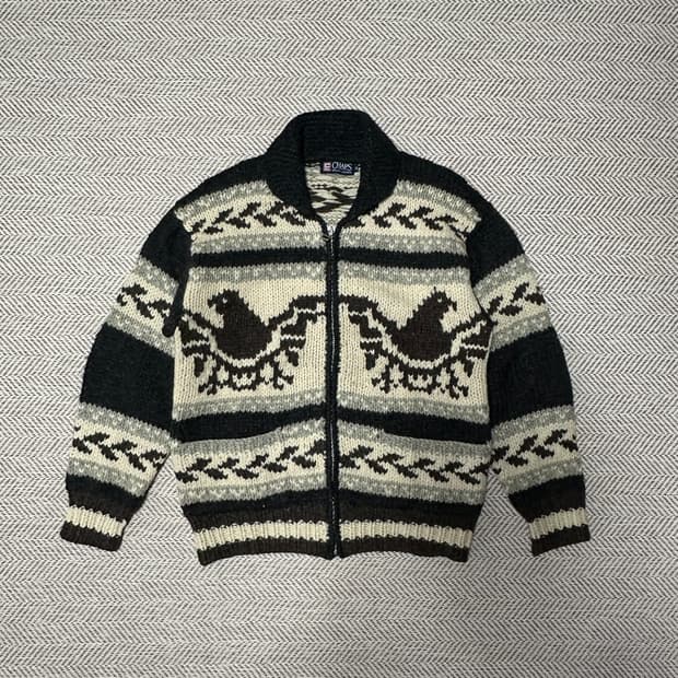 CHAPS RALPH LAUREN wool cowichan jacket