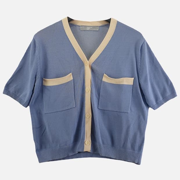 에잇세컨즈 블루 여자 가디건 M N6974