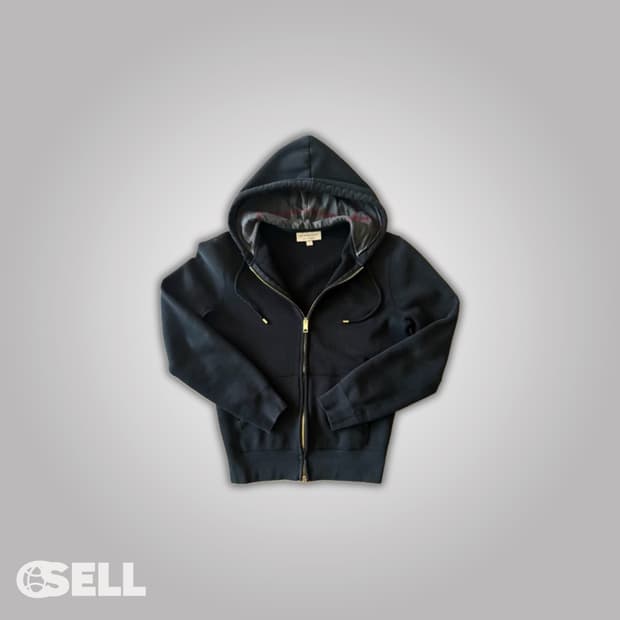 버버리 금장 후드집업