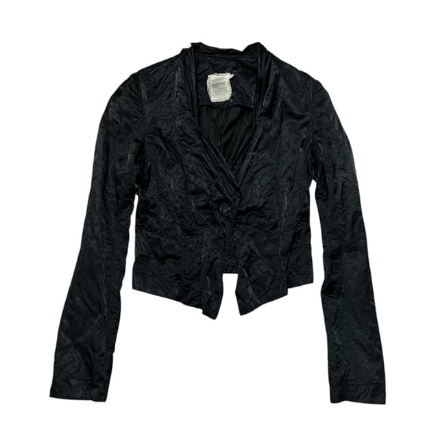 블랙 글리치 자켓