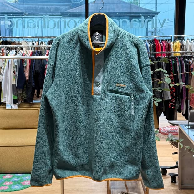 컬럼비아 그린 아노락 플리스