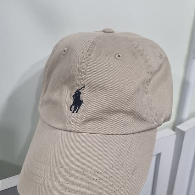 폴로 모자 정품 베이지 공용 (상태10/8)