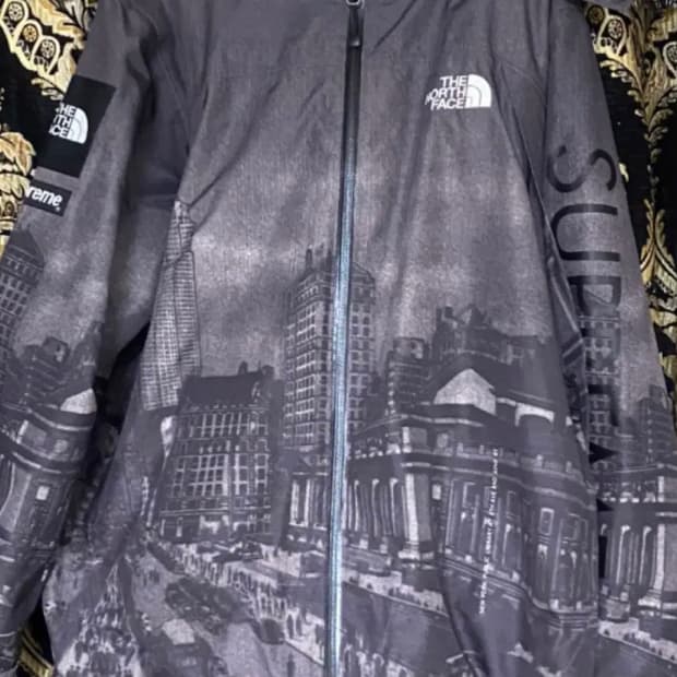 [정품] 슈프림X노스페이스 밤버전 2ND 바람막이 자켓