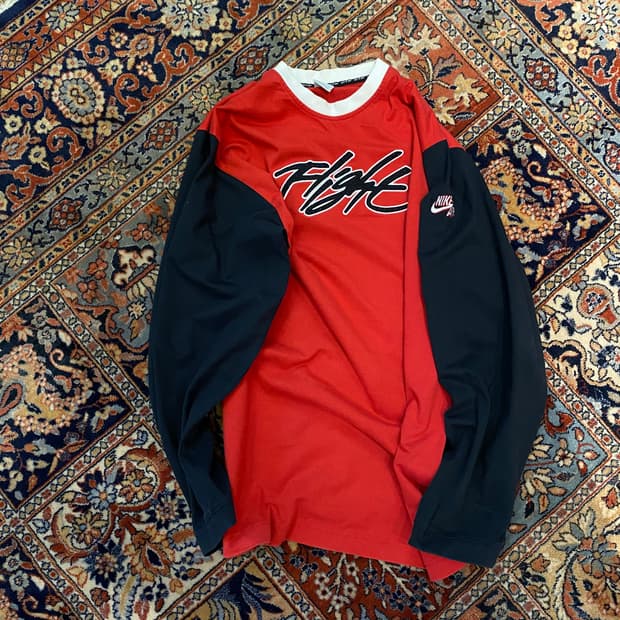 🌊90s Korea made NIKE flight long-sleeve