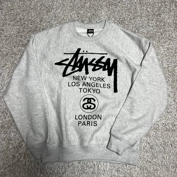 스투시 월드투어 맨투맨