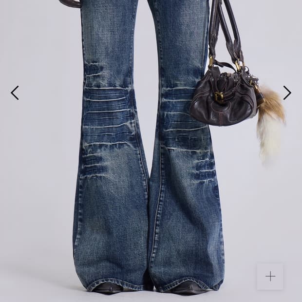 (새상품)제이디드런던 Mid Blue Drift Bootcut Jeans