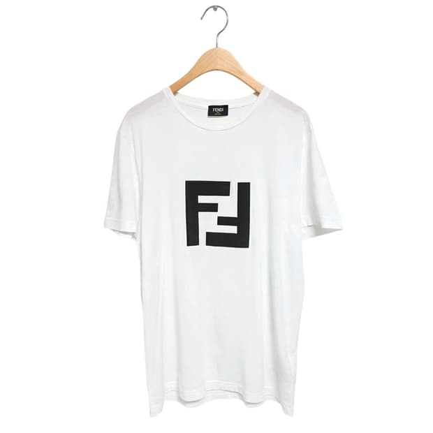 펜디 FF 로고 반팔 티셔츠