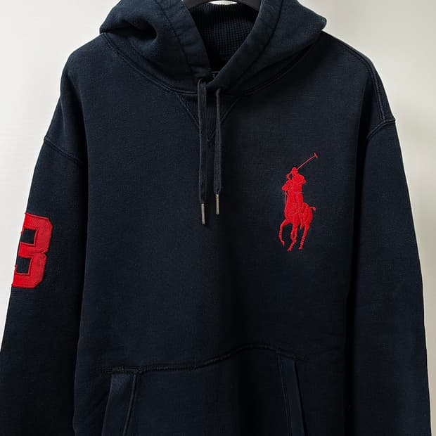 폴로 랄프로렌 빅포니 넘버3 후드티