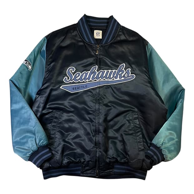 NFL x 리복 올드스쿨 시애틀 시호크스 스타디움 리버시블 자켓 