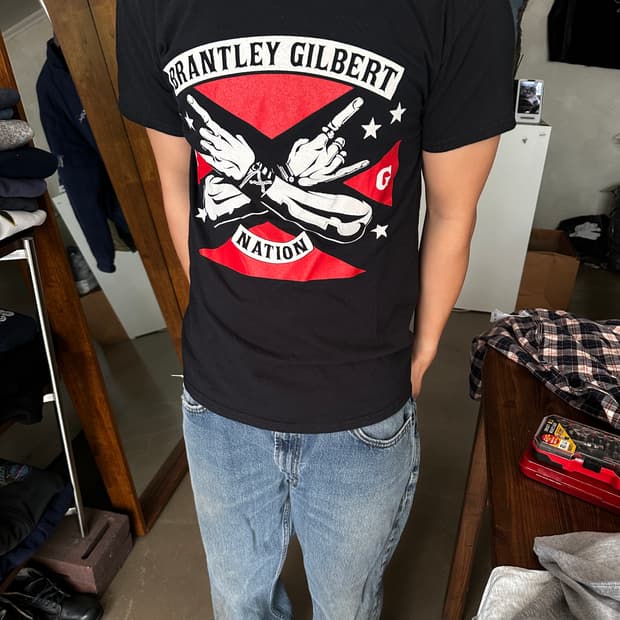 Brantley Gilbert 밴드 그래픽 티셔츠