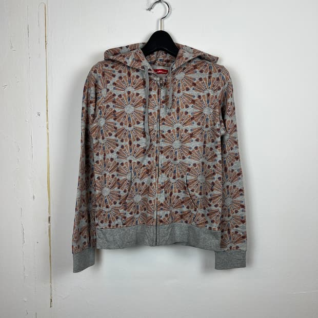 Ivana Helsinki 패턴 후드집업 S