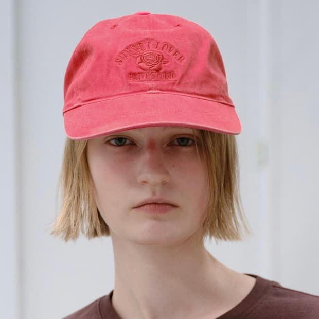 레이브 RAIVE Sunset Lover Logo Ball Cap 레드