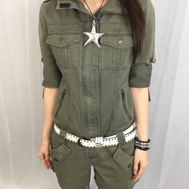 JPN L.A. Khaki Military Jumpsuits