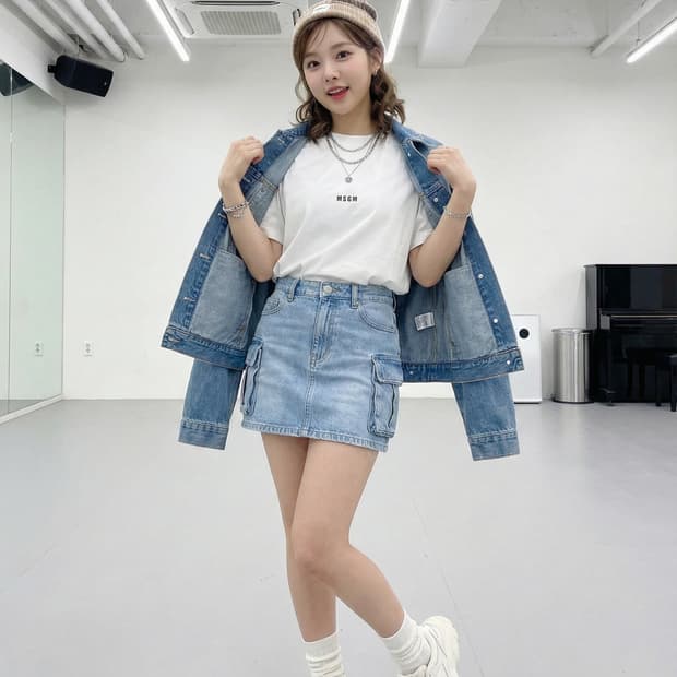 MSGM 로고 반팔 티셔츠 화이트_S