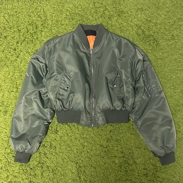 크롭 ma1 봄버자켓