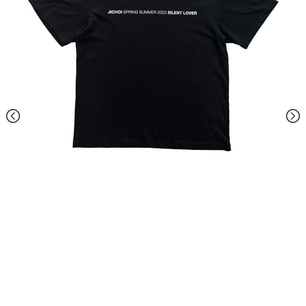 지초이 SS23 SLEEVE POCKET T-SHIRT BLACK