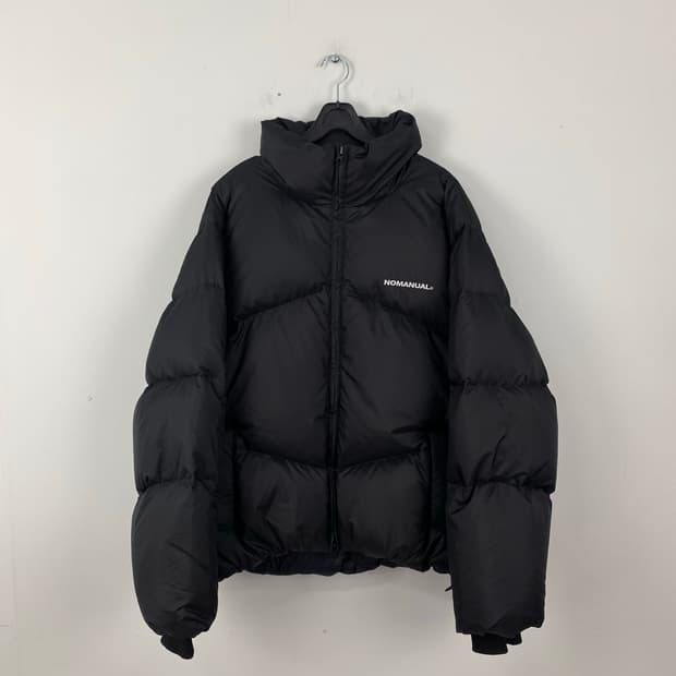 노메뉴얼 패딩 블랙(M)