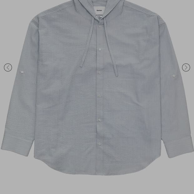 판매)카미엔 브리지 시어서커 후드셔츠 2새상품